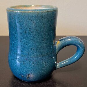 Handcrafted Blue Glaze Pottery Mug ~ CS Pottery